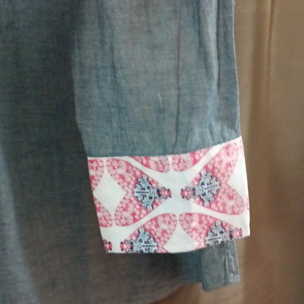 Rock Roll -n- Soul Button Up Blouse Medium - Picture 6 of 6